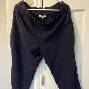 Croft & Barrow The Extra Soft Capri, Navy, XL
